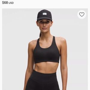 Lululemon Energy High-Support Black Sports Bra